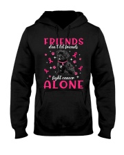 Cancer Alone - BLACK Morkie Hooded Sweatshirt tile