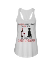 She Also Needs - Giant Schnauzer Dog Ladies Flowy Tank tile