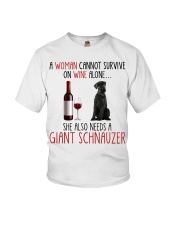 She Also Needs - Giant Schnauzer Dog Youth T-Shirt tile