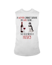 She Also Needs - Husky Dog Sleeveless Tee tile