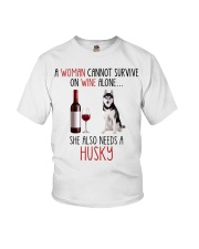 She Also Needs - Husky Dog Youth T-Shirt tile