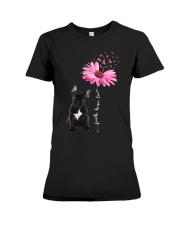 Daisy Ribbon - French Bulldog 3 Premium Fit Ladies Tee tile