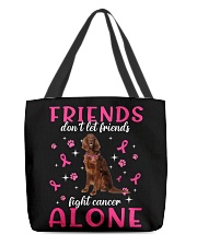 Cancer Alone - Irish Setter All-Over Tote tile