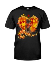 Autumn Leaf - BRINDLE Boxer Classic T-Shirt front