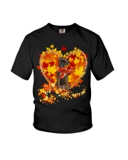 Autumn Leaf - BRINDLE Boxer Youth T-Shirt tile
