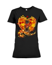 Autumn Leaf - BRINDLE Boxer Premium Fit Ladies Tee tile