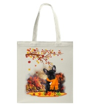 Fall Leaf - French Bulldog Tote Bag tile