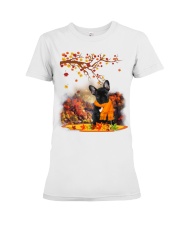 Fall Leaf - French Bulldog Premium Fit Ladies Tee tile