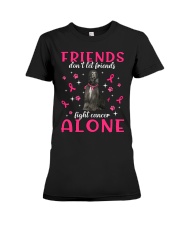 Cancer Alone - Afghan Hound Premium Fit Ladies Tee tile