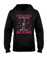 Cancer Alone - Afghan Hound Hooded Sweatshirt tile