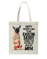 Father Day - Belgian Malinois Tote Bag tile