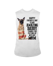 Father Day - Belgian Malinois Sleeveless Tee tile