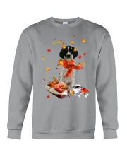 Autumn Leaves English Springer Spaniel 2 Crewneck Sweatshirt tile