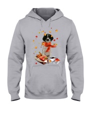 Autumn Leaves English Springer Spaniel 2 Hooded Sweatshirt tile