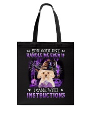 Instructions - GOLD Morkie Tote Bag tile