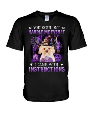 Instructions - GOLD Morkie V-Neck T-Shirt tile