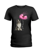 Daisy Ribbon - Shetland Sheepdog 1 Ladies T-Shirt tile