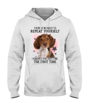 Repeat - Pocket Beagle Hooded Sweatshirt tile
