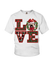 Christmas Love - Bouvier des Flandres Youth T-Shirt tile