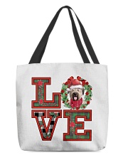Christmas Love - Bouvier des Flandres All-Over Tote tile