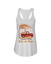 Country Fall - English Pointer Ladies Flowy Tank tile