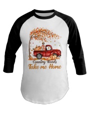 Country Fall - English Pointer Baseball Tee tile
