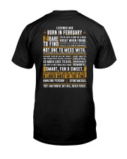 LENGENDS ARE BORN IN FEBRUARY Premium Fit Mens Tee thumbnail