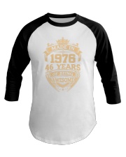 Made in 1976 Awesome Baseball Tee tile