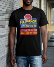 DAD - Fix-it shop always open Classic T-Shirt apparel-classic-tshirt-lifestyle-front-40