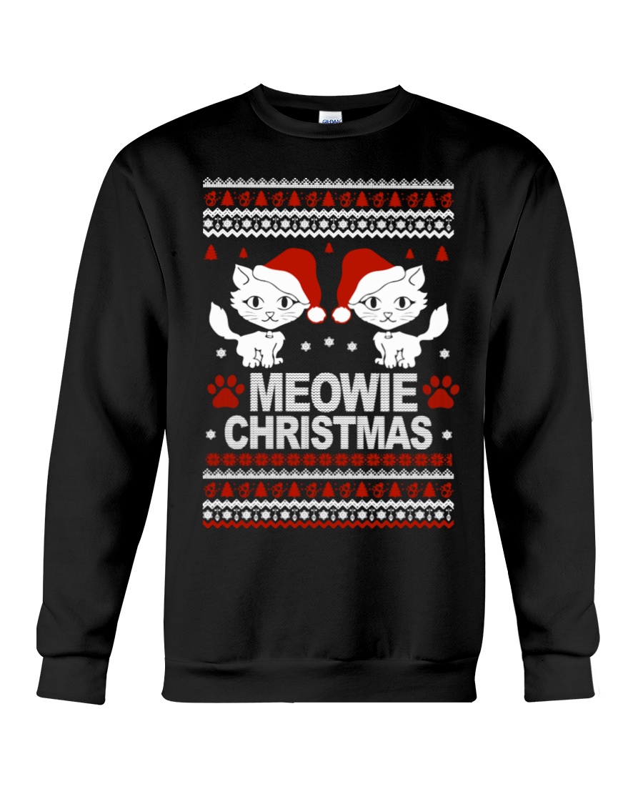 Meowie Ugly Christmas Sweater Cat Lovers Gift Cat Sweater Cat Lover Gift Cat Hoodie Pullover Hoodie Cat | Etsy