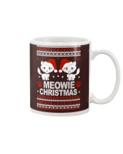 Meowie Ugly Christmas Sweater Cat Lovers Gift Mug thumbnail