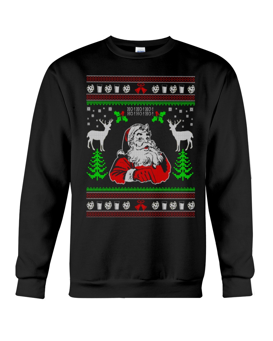 Santa Claus Ugly Christmas Sweater Crewneck Sweatshirt