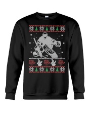 Hockey Goalie Ugly Christmas Sweater Crewneck Sweatshirt front