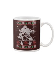 Hockey Goalie Ugly Christmas Sweater Mug thumbnail