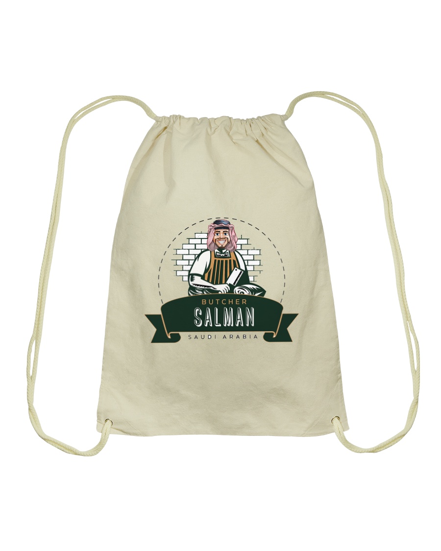 butcher selman saudi Drawstring Bag