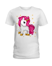 PURPULE UNICORN CUTE SHIRT 2018 Ladies T-Shirt front