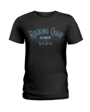 Rocking Chair en concert noir ou bleu Ladies T-Shirt thumbnail