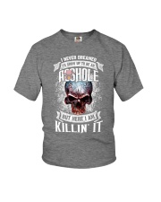 I never dreamed Id grow up to be an Asshole but Youth T-Shirt tile