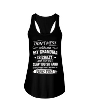 Don't Mess With Me My Grandma Is Crazy And She Ladies Flowy Tank thumbnail