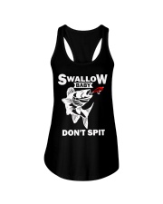 Swallow baby don't spit fish Ladies Flowy Tank tile