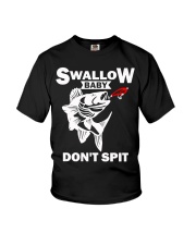 Swallow baby don't spit fish Youth T-Shirt tile