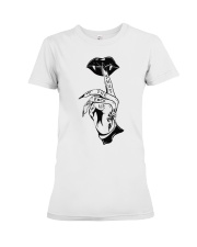 Dracula vampire Shut the fuck up Premium Fit Ladies Tee tile