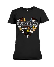Crazy Bunny Lady Premium Fit Ladies Tee thumbnail