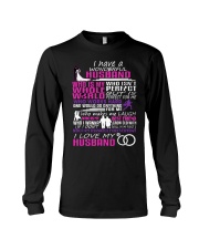I Have A Wonderful Husband Who Is My Whole World Long Sleeve Tee thumbnail