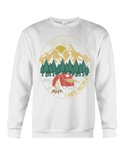 Love camping I hate people Crewneck Sweatshirt tile