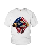 Puerto Ricans blood inside me Youth T-Shirt tile