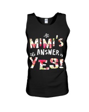 Floral at Mimi's the answer is yes Unisex Tank tile