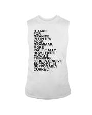 It take for granite people's poor grammar Sleeveless Tee tile