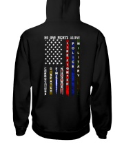 No one fights alone corrections dispatch ems nurse Hooded Sweatshirt tile