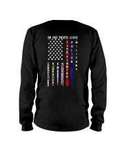 No one fights alone corrections dispatch ems nurse Long Sleeve Tee tile